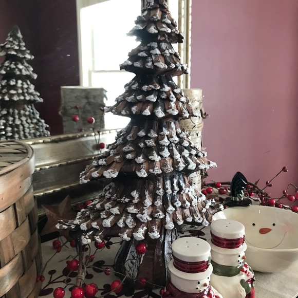 3 Christmas Trees with Snow Alpine Alpes Table top decor Ashland - Picture 6 of 6